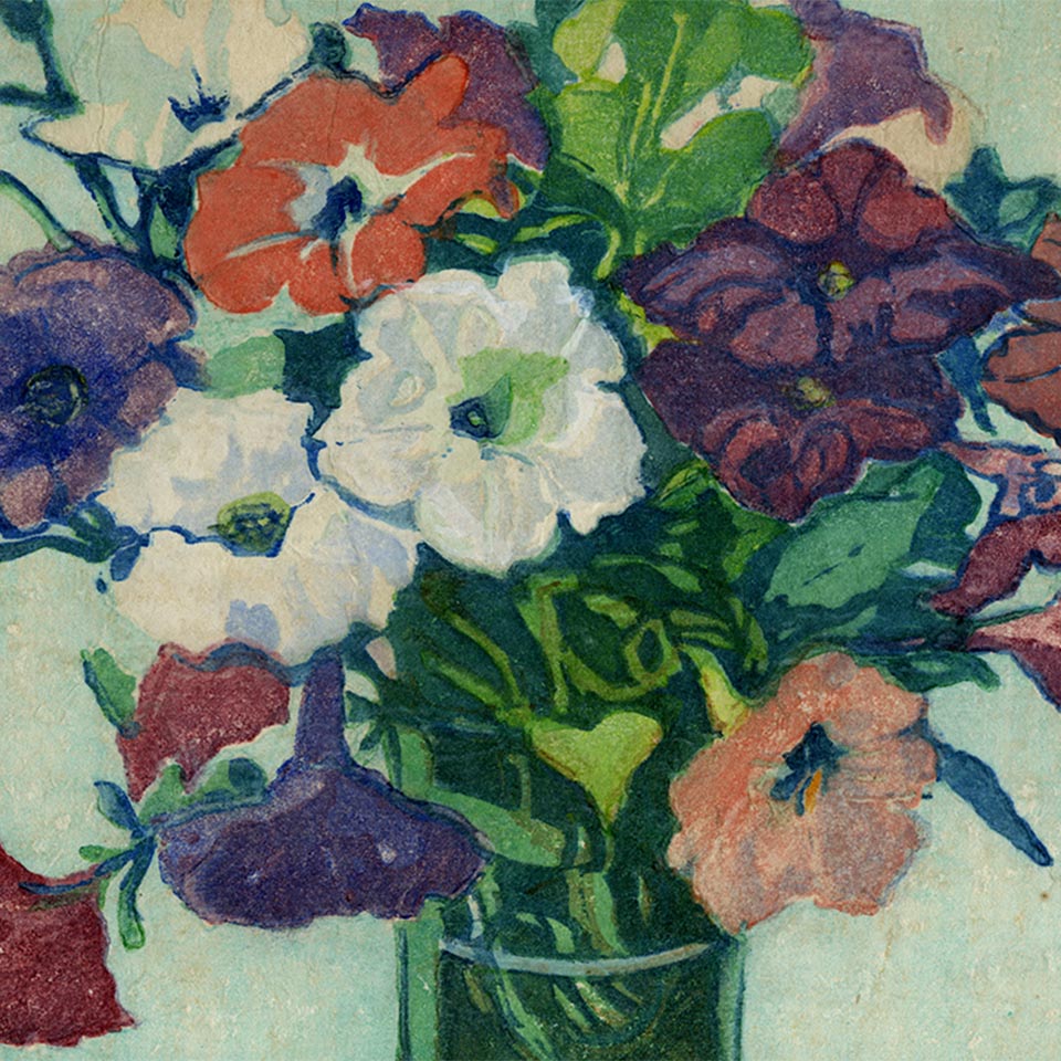 Margaret Jordon Patterson - Petunias, c. 1920