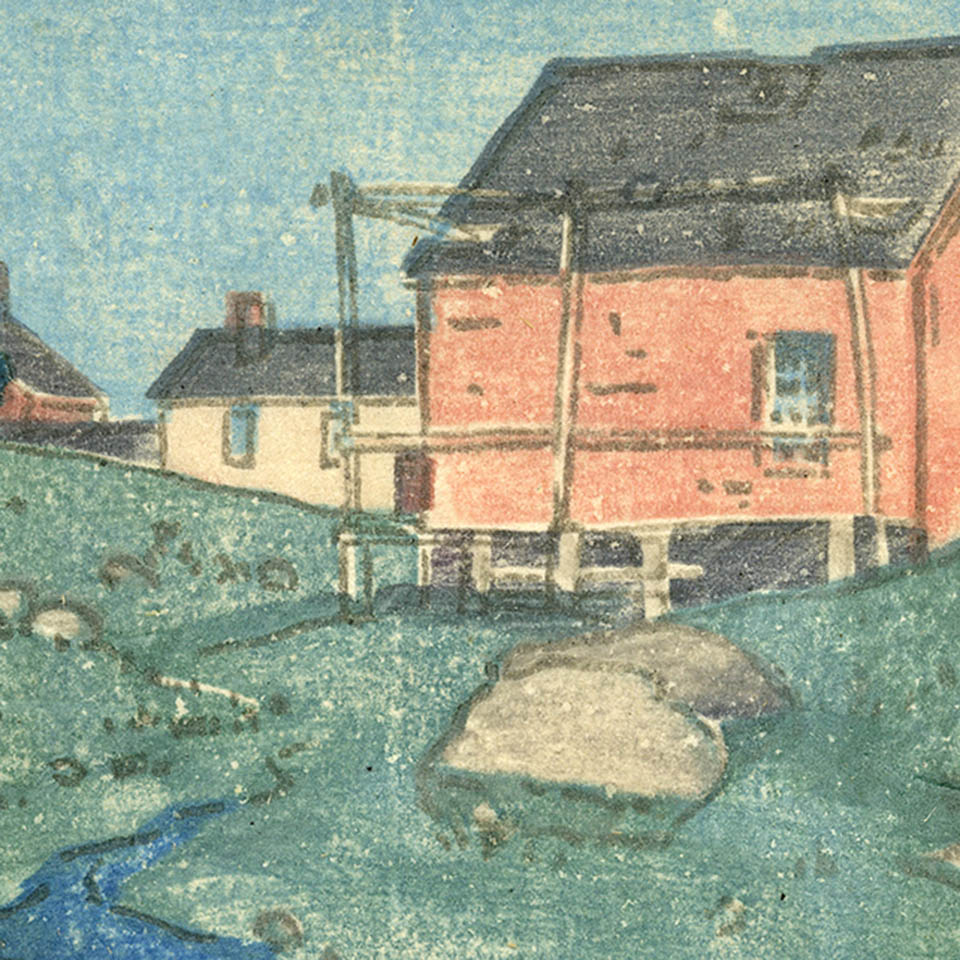 Arthur Wesley Dow - Clam Houses, 1910