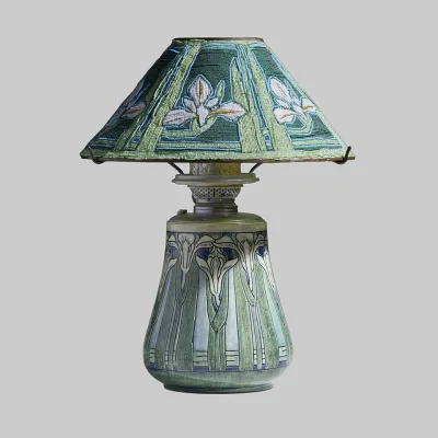 Lamp with Louisiana Irises, 1904